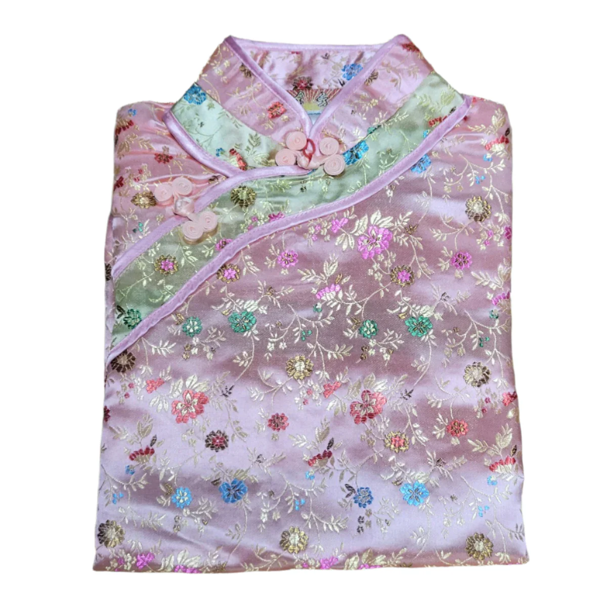 Kids Short Sleeve Daisy Brocade Outfit - Image 3